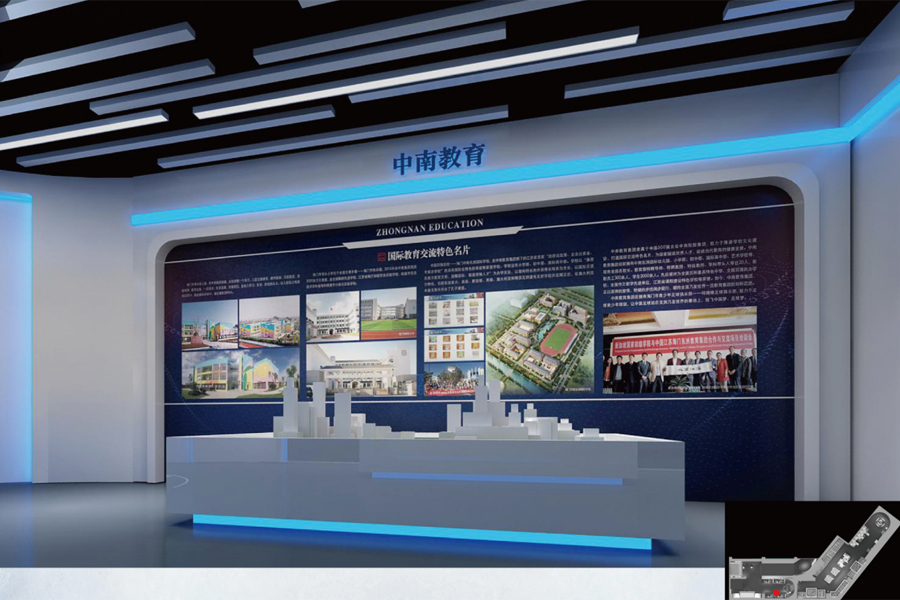 中南高科企业文化展厅设计-1200平大型高端展馆设计