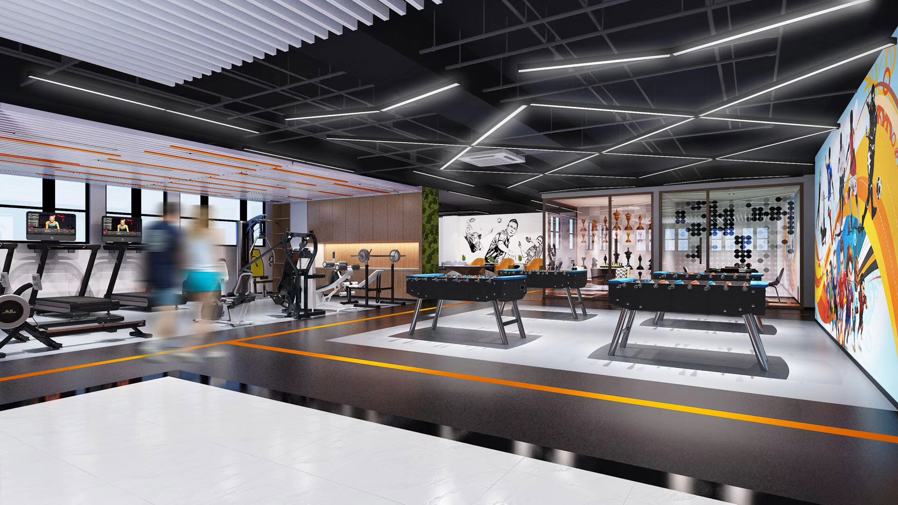 上海成信绿置业办公室设计--1000平地产集团公司空间设计